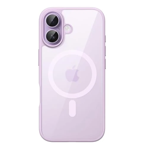 Offre limitée : JETech Coque Magnétique pour iPhone 17 6,3 Pouces Compatible avec MagSafe, Étui Housse Antichoc Bumper, Cadre en TPU Mat de Couleur Unie, Dos Transparent Anti-Rayures (Lavande) de 14.99 € à 13.52 € (10% de remise)