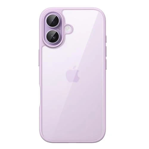 Limited-time offer: JETech Case for iPhone 17 6.3-Inch, Shockproof Phone Bumper Cover, Solid Color Matte TPU Frame, Anti-Scratch Clear Back (Lavender) from 10.99 £ to 10.99 £ (save 0.00%)