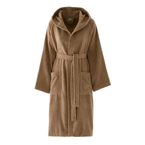 Bassetti Accappatoio Con Cappuccio, Corda, 100% Cotone, Taglia M, Adulto Uomo Donna Unisex, In Spugna Morbido Assorbente Resistente E Lavabile In Lavatrice