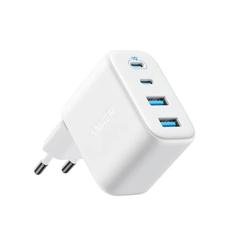 Offerta a tempo: Anker Caricatore USB C 50W,  Adattatore a 4 Porte con Potenza, con 2 USB C e  2 USB A, Design Compatto e Stabile, per iPhone 17 Pro Max/Serie 16-12, MacBook, iPad, Pixel, Galaxy ecc (Cavo excluso) - 24% da 24.99 € a 18.99 €