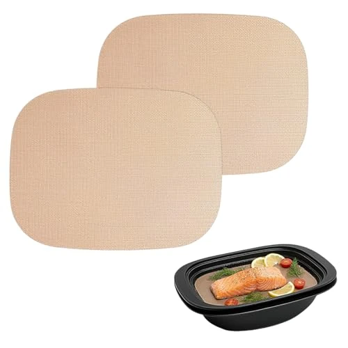 YOFDAL 2 PCS permanentes para horno papel de horno reutilizable, antiadherente, resistente al calor hasta 250 °C, apto para lavavajillas, accesorios