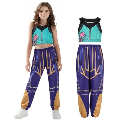 POP lina Disfraz de Cosplay para Niños, Hunteres Disfraz Niña, Animes Cosplay Costume, Disfraces de Actuación Escénica, para Halloween Carnavals Fiestas Temáticas