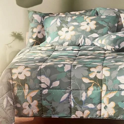 Bassetti Zimowa kołdra dwuosobowa - miękka i termiczna mikrofibra - nowoczesny design i jakość - 255 x 260 cm (AGNOLIA)