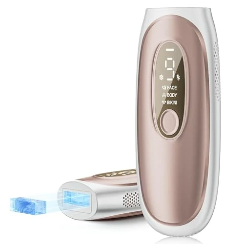 Oferta limitada: Depiladora Laser con Enfriamiento Criogénico Sapphire de 5 ℃, 19J Depiladora Luz Pulsada con Función de Recomendación Inteligente, 9 Niveles de Energía & Modo de Flash Rápido para Hombres y Mujeres de 69.99 EUR a 69.99 EUR (ahorro 0%)