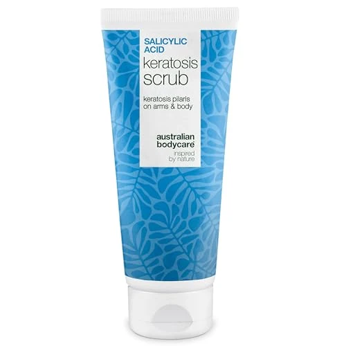 Oferta limitada: Exfoliante corporal para queratosis pilaris, piel de fresa y pelos enquistados – peeling químico (AHA/BHA) y físico con ácido salicílico, ácido glicólico, alantoína y glicerina para piel seca y áspera de 16.99 EUR a 13.59 EUR (ahorro 20%)