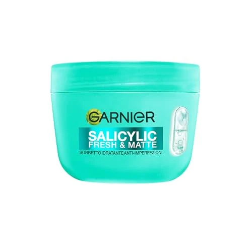 Offre limitée : Garnier Salicylic Fresh and Matte Crème hydratante anti-imperfections pour peaux mixtes et grasses, texture fraîche et ultra légère, formule végétalienne, avec acide salicylique, 85 ml de 6.50 € à 6.50 € (0.00% de remise)