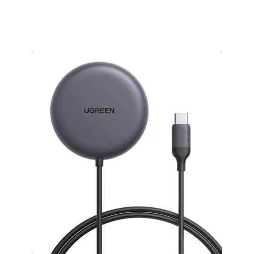 Tijdelijke aanbieding: UGREEN Zapix Magnetisch Draadloos Oplaadstation 15W, Qi2-gecertificeerde draadloze iPhone-oplader compatibel met MagSafe voor iPhone 17/16/15/14/13/12-serie en AirPods, met 1,5 m kabel - Zwart van 19.99 € naar 19.99 € (0.00% korting