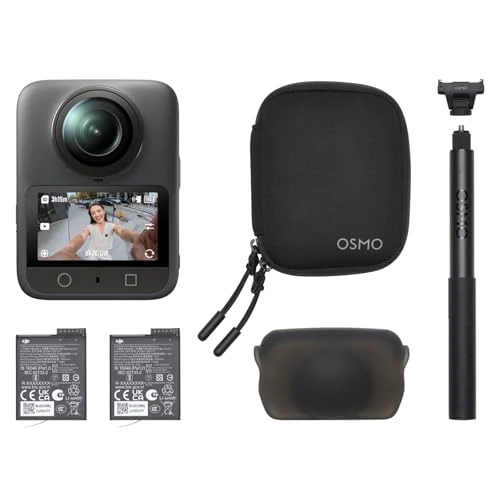 Oferta limitada: Pack Esencial Osmo 360, cámara 360 con Imagen 360° de 1 Pulgada, Video 360° en 8K Nativo, Video 4K/120 fps y 170° Boost, Kit de Palo de Selfie Invisible de 1.2 m, batería extendida con 2 baterías de 475.00 EUR a 475.00 EUR (ahorro 0%)