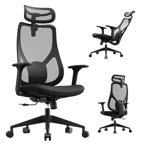 Offerta a tempo: SENSE7 Sedia da Ufficio Operativa Studio Ergonomica Girevole Scrivania - 38% da 175.00 € a 108.90 €