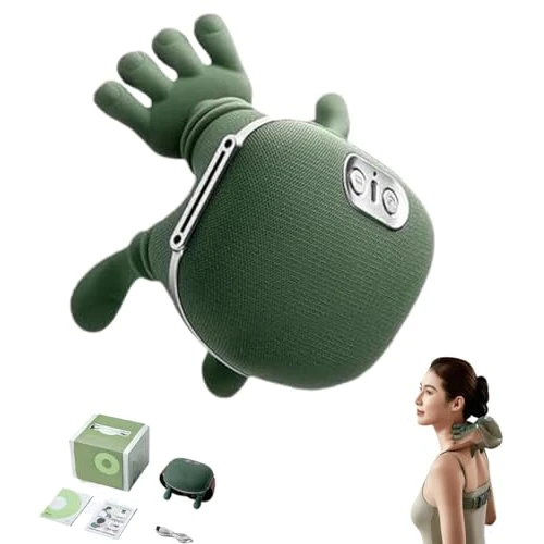 Oferta limitada: Siasoo Original Masajeador de cuello, masaje de cuello, masajeador de manos reales, masajeador de amasamiento N4, maestro de masaje eléctrico Shiatsu de tejido para hombros, USB C recargable de 99.99 EUR a 99.99 EUR (ahorro 0%)