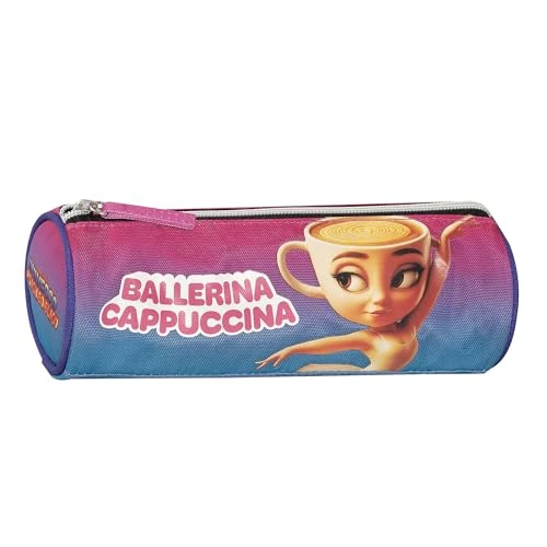 Brainrot_Estuche cilíndrico, Bailarina Cappuccina, Estuche cilíndrico
