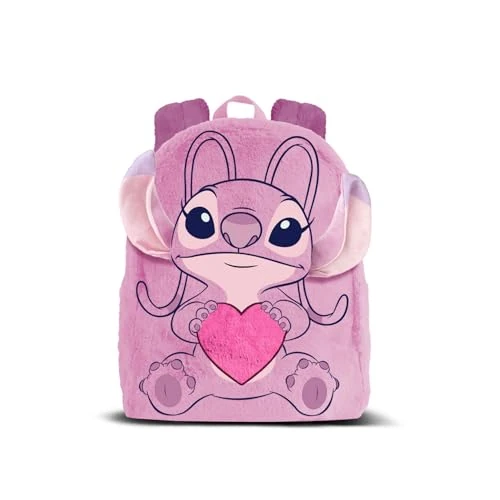 Oferta limitada: Disney Lilo y Stitch Angel Heart-Mochila Plush, Rosa de 29.00 € a 18.95 € (ahorro 35%)