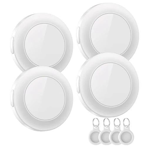 Oferta limitada: Air Tracker Tag-4 Pack, Localizador GPS, Smart Mini Localizador de Objetos Bluetooth con Apple Search (sólo iOS), IP67 Impermeable, Batería Reemplazable, Llaves/Coche/Cartera/Maletas Viaje, Blanco de 49.99 EUR a 49.99 EUR (ahorro 0%)