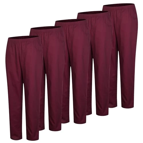 Offerta a tempo: MISEMIYA Paquetes de 5 Unidades-Pantalón Sanitarios Bz-5-8312 Lavoro, Granata, L (Pacco da 5) Unisex-Adulto - 58% da 69.99 € a 29.61 €