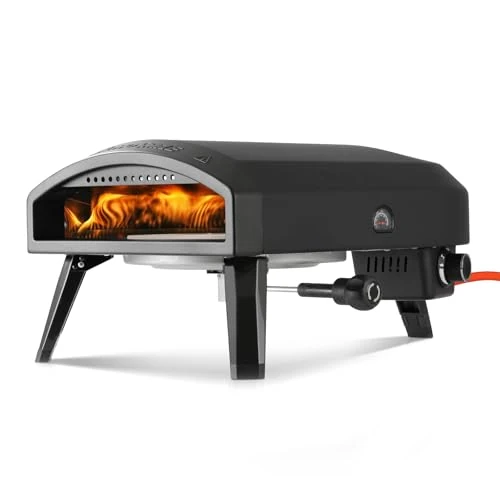 Offre limitée : EchoSmile Four à pizza extérieur à gaz de 30,5 cm, cuisinière à pizza au propane atteint 510 °C, cuisson rapide en 60 secondes, comprend un tuyau de gaz, un bouton de contrôle de flamme, une poignée de 191.88 € à 191.88 € (0.00% de remise)