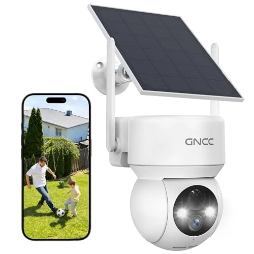 Tijdelijke aanbieding: GNCC Draadloze Zonnecamera voor Buiten, 360° PTZ, SD-kaart & Cloudopslag van 39.99 € naar 33.99 € (15% korting)