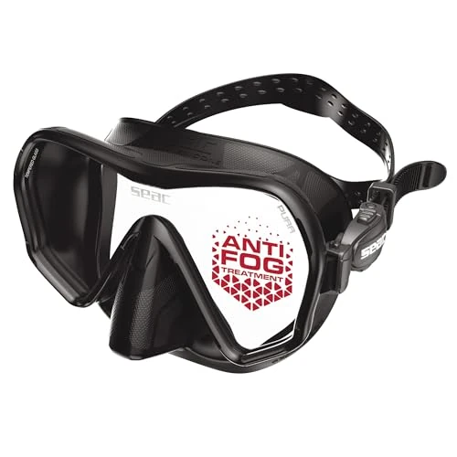 Offre limitée : SEAC Pura – Masque de Plongée Monoverre Frameless en Silicone | Masque de Plongée et Snorkeling Antifog Low Volume avec Boucle 3D de 69.90 € à 54.49 € (22% de remise)