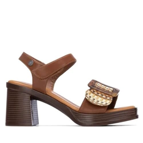 Zeitlich begrenztes Angebot: REFRESH - Sandalen Damen Kamel - Bequeme und vielseitige Schuhe - Casual Mode - Modell 17502702 (Größe 37) von 39.95 € auf 29.26 € (27% Rabatt)