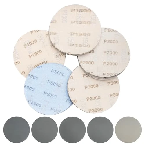 Tijdelijke aanbieding: Schuurschijven, 25 stuks, 120 mm, klittenband, rond, nat, droge schuurpads, korrel 1000/1500/2000/3000/5000 excentrische schuurpads, 120 mm, voor metaal, hout van 3.99 € naar 3.99 € (0.00% korting)