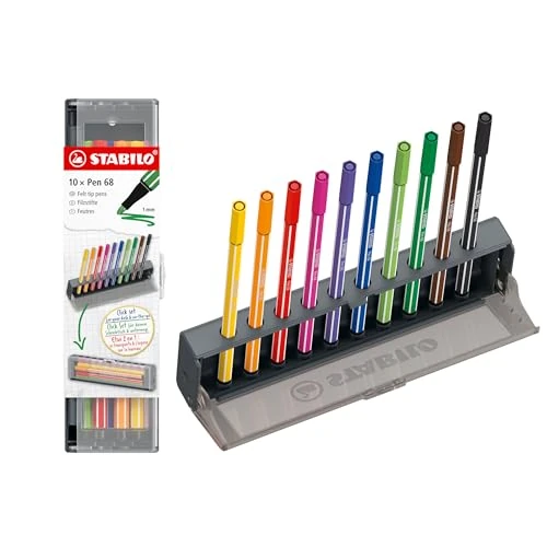 Offerta a tempo: STABILO - Pennarello Premium - Pen 68 - 37% da 16.90 € a 10.58 €