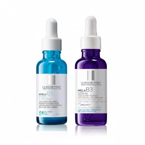 Offerta a tempo: Kit La Roche Posay Hyalu B5 Siero Concentrato Anti-Rughe, 30 ml + La Roche Posay Mela B3, Siero Intensivo Concentrato Anti-Macchie, 30 ml - 10% da 74.62 € a 67.15 €