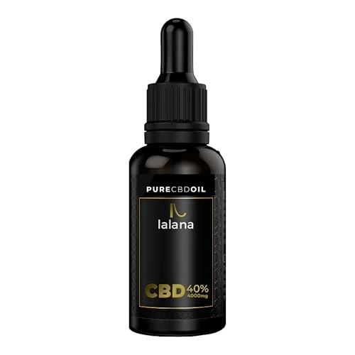 LALANA OIL®10 ml | Orgánico 4000 mg di Cannabidiolo | Formula Migliorata con Olio MCT (Cocco), Curcumina e Piperina | 0% THC | Certificato CPNP