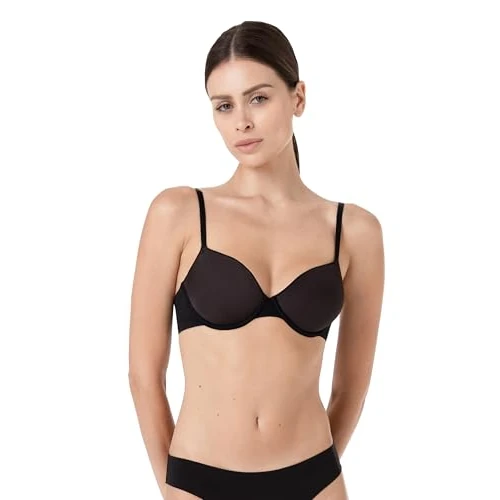 Offerta a tempo: Lovable Reggiseno in Microfibra con Ferretto | Coppe Spacer Traspiranti e Modellanti per Comfort e Freschezza | Invisibilità | Invisible Breeze Donna, Nero, 34 / 3A - 25% da 34.90 € a 26.18 €