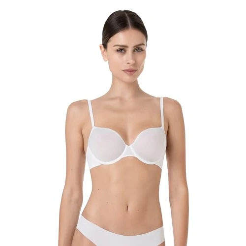 Offerta a tempo: Lovable Reggiseno in Microfibra con Ferretto | Coppe Spacer Traspiranti e Modellanti per Comfort e Freschezza | Invisibilità | Invisible Breeze Donna, Bianco, 40 / 6E - 44% da 34.90 € a 19.60 €