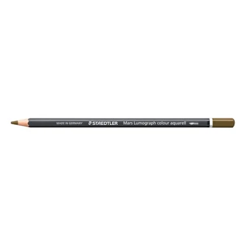 STAEDTLER Watercolour Pencil - Golden Brown - Mars Lumograph Colour Aquarell - Pack of 6, 104-711