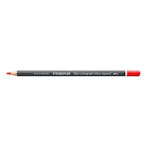 Offerta a tempo: STAEDTLER Matita acquerellabile Rosso – Matita artistica acquerellabile con design esagonale – Mina da 3,6 mm, alta intensità di colore e resistenza alla luce - 49% da 11.40 € a 5.80 €