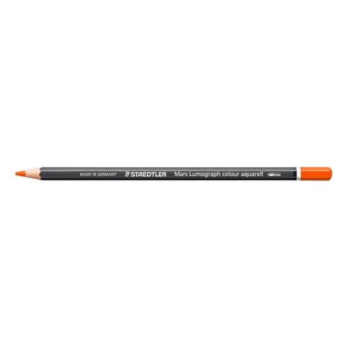 Offerta a tempo: STAEDTLER Matita acquerellabile Arancione – Matita artistica acquerellabile con design esagonale – Mina da 3,6 mm, alta intensità di colore e resistenza alla luce - 63% da 11.40 € a 4.20 €