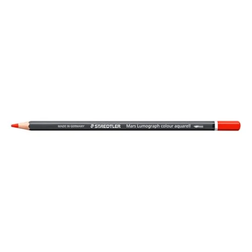 Offre limitée : STAEDTLER Crayon aquarellable Rouge orangé – Crayon d’artiste soluble dans l’eau au format hexagonal – Mine de 3,6 mm, haute intensité de couleur et résistance à la lumière de 11.40 € à 5.47 € (52% de remise)