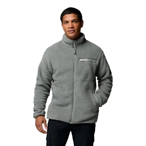 Offerta a tempo: Columbia Rugged Ridge - Giacca in pile da uomo, con cerniera intera, 1 pezzo - 0.00% da 43.99 € a 43.99 €