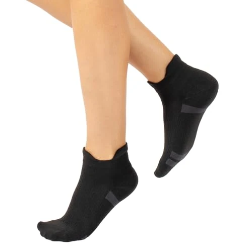 Offerta a tempo: CALZITALY Calze Yoga Donna, Calzini Sportivi Pilates Barefoot, Calze Tecniche Antiscivolo per Attività Sportiva, Made in Italy (IT, Numero, 31, 34, Regular, Regular, Nero) - 50% da 14.95 € a 7.49 €
