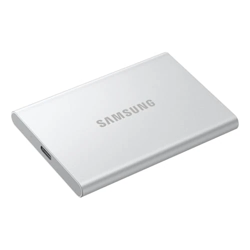Offerta a tempo: Samsung T7 Resurrected MU-PD2T0G/WW, SSD Esterno Portatile da 2 TB, Memoria USB 3.2 Gen.2, Compatibile con Android, iPhone15, Mac, PC, e Console di Gioco, Colore: Argento - 16% da 335.31 € a 280.99 €