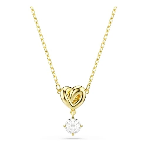 Offre limitee: Swarovski Pendentif Lifelong, Taille ronde, Cœur, Blanc, Placage de ton or de 99.00 EUR a 69.00 EUR (economie 30%)