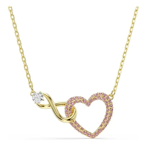 Oferta limitada: Swarovski Colgante Hyperbola, Talla redonda, Pavé, Infinity y corazón, Rosa, Baño tono oro de 139.00 € a 113.96 € (ahorro 18%)