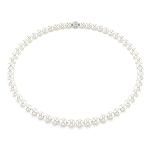 Offerta a tempo: Swarovski Collana Matrix, Crystal Pearl, Bianca, Placcato rodio - 36% da 220.00 € a 139.99 €