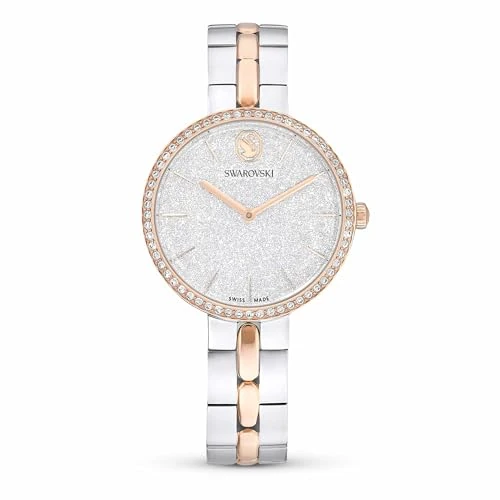 Offerta a tempo: Swarovski Orologio Cosmopolitan, Fabbricato in Svizzera, Bracciale di metallo, Tono argentato, Mix di finiture - 40% da 250.00 € a 150.99 €