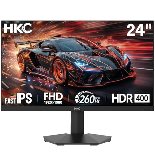Zeitlich begrenztes Angebot: HKC 24 Zoll Gaming Monitor,G24H3D,240Hz (bis zu 260Hz),FHD Bildschirm von 147.56 € auf 147.56 € (0.00% Rabatt)