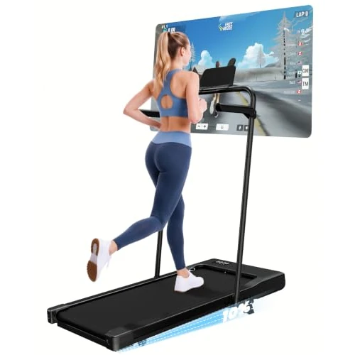 Offerta a tempo: Superun Tapis Roulant Salvaspazio Pieghevole 1-12km/h con Inclinazione 10% Grigio profondo - 28% da 159.99 € a 115.99 €
