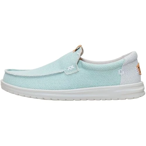 Offerta a tempo: HEYDUDE Men Mikka Braided Harbor Grey/Dawn Blue Casual Moccasin 41 EU - 25% da 69.99 € a 52.19 €