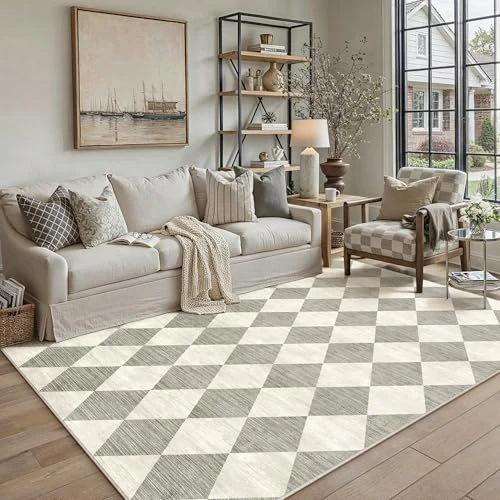Oferta limitowana: PureCozy Nowoczesny Dywan do Salonu 140x200cm Szary Antypoślizgowy z 179.11 zł na 179.11 zł (oszczędź 0.00%)