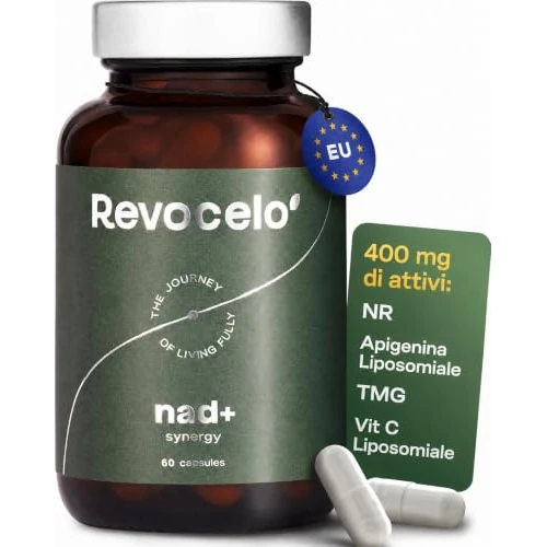 Offerta a tempo: Revocelo NAD+ Formula Longevità Anti-Età & Energia Cellulare - 53% da 39.99 € a 18.99 €