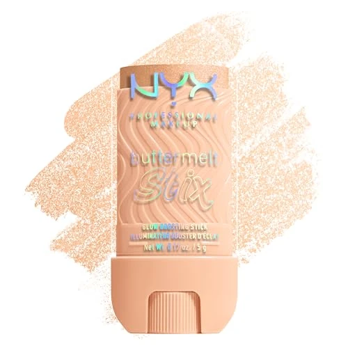Offre limitée : NYX Professional Makeup Buttermelt Highlighter Stix Effet Glowy 8H | Beurres mangue cupuaçu karité, Texture ultra-fondante, Résiste transpiration, Formule vegan, Teinte A Whole Melt de 9.95 € à 8.92 € (10% de remise)