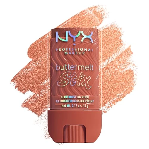 Offerta a tempo: NYX Professional Makeup Buttermelt Glaze Stix, Illuminante in Stick, Fino a 8 ore di tenuta, Per Viso e Corpo, Punta di Precisione, Con Burro di Cocco e Capuaçu, Shade: Left On Melt, 5 g - 3% da 9.95 € a 9.62 €