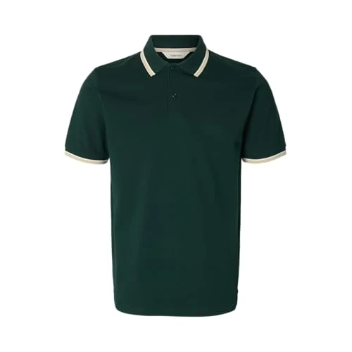 Offerta a tempo: Selected Men Slhslim-Atlas Sport SS Polo da Uomo Noos, Pine Grove, M - 50% da 36.99 € a 18.45 €