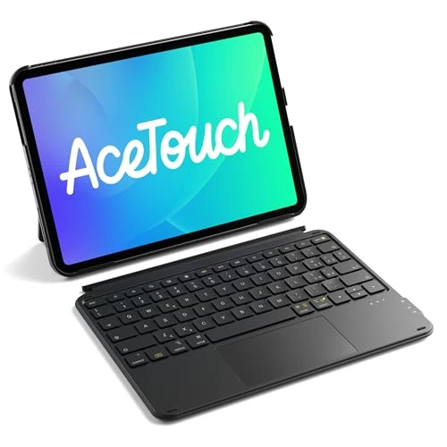 Offerta a tempo: Inateck Custodia Tastiera per iPad 11a/10a Gen, iPad 10a (10,9")/11a Gen (2025 A16), Air 11" M4/M3/M2, Air 6/5/4a, Pro 11 4a-1a, Tastiera Ultralight Rimovibile con Touchpad, Rosa AceTouch - 27% da 69.99 € a 50.99 €