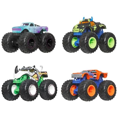 Oferta limitada: Hot Wheels Monster Trucks Half Hazards Pack de 4 Coches de 31.99 € a 25.99 € (ahorro 19%)
