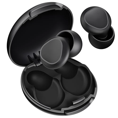 Sokzixx oordopjes voor de slaap - 35 dB geluidsisolatie van laboratoriumkwaliteit | SkinFit™-technologie | Slaap als een baby | Voor reizen en concerten | 4-maten (XS/S/M/L) (black, Medium)